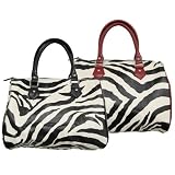 Je Veux Giraffe Print Doctor Style Handbag