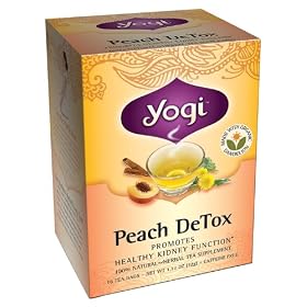 Yogi Tea - Peach Detox Cleansing Tonic, 16 bags