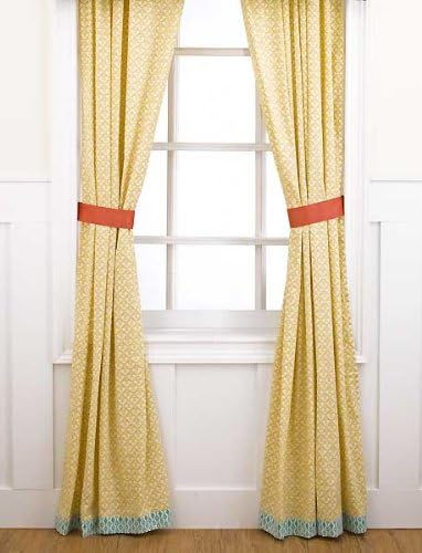 Surie Drapes - 2 Panels with Tiebacks - 84 in x 42 in