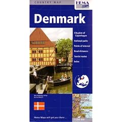 Denmark Country Map by Hema (French and German Edition): HEMA Maps