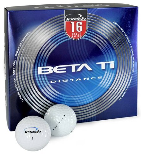 Intech Beta Ti Distance 16-Pack Mens Golf Balls