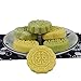 QMOEH Chinese Traditional Mini Wooden Mid-autumn Festival Mooncake Mold (Fu Lu Shou Xi)