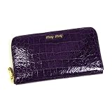 (ミュウミュウ) MIUMIU STAMPA COCCO LUX 長札入財布 #5M0506 822 ERIKA 並行輸入品