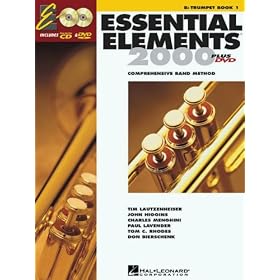 Hal Leonard Essential Elements 2000 Plus DVD Trumpet Book 1