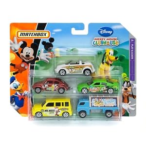 Matchbox Mickey Mouse Club House 5 Pack Cars by Matchbox, Disney, Mickey Mouse