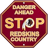 NFL Washington Redskins Stop Sign