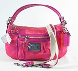 Coach Signature Poppy Op Art Groovy Shoulder Bag Purse 14562 Melon Magenta