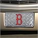 Boston Red Sox Diamond Metal License Plate
