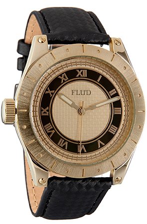 Flud Watches The Big Ben Watch in Gold & Carbon,Watches for Unisex, One Size,Gold