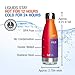 12 Oz (350 ml) Vacuum Insulated Water Bottle | Double Walled Stainless Steel Cola Shape Travel Water Bottle - BPA Free, Keeps Your Drink Hot & Cold
