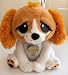 'Wake Me Up' Plush Brown & White Puppy Dog with Digital Clock