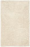 Safavieh Shag Collection Classic SG240A Handmade White Shag Area Rug, 7-Feet 6-Inch by 9-Feet 6-Inch