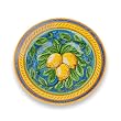 Handmade Limone Ceramic Pasta Bowl from Italy