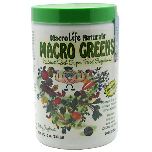 Black Friday Macro Greens Nutrient-Rich Super Food Supplement, 30 Servings, 10 oz (283.5 g), Package May Vary Deals