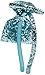 kate spade new york Girls' Bow Headband-Mint Glitter, One Size