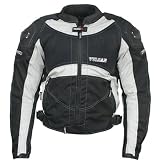 Vulcan NF-7003 Armored Waterproof Mens Textile Motorcycle Jacket with Mesh Panels