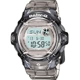 Baby-G Black Collection Transparent Resin Grey Dial Women's Watch #BG169R-8