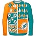 Forever Collectibles MIAMI DOLPHINS BUSY BLOCK UGLY SWEATER
