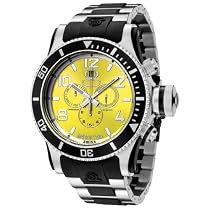 Invicta Men's 6632 Russian Diver Collection Chronograph Stainless Steel Black Rubber Watch
