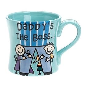 Daddy's the Boss...Right Mommy? 16 oz Mug
