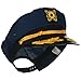 jAc Cotton Yacht Emblem Cap-Navy Captain Costume Hat