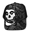 The Misfits Punk Rock Danzig Skull Logo Stretch Flex Cap Hat