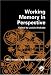 Book Working Memory in Perspective