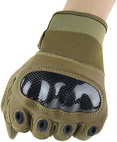Full Finger Hard Knuckle Outdoor Wear-Resisting Gloves Cycling Tactical Gloves M