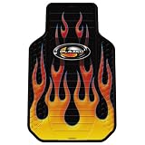 Plasticolor 001551R01 Molded Universal-Fit Flames Floor Mat