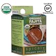 Spicely 100% Organic and Certified Gluten Free, Fajita Seasoning