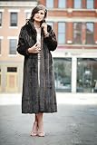 Sable Stand-up Collar Coat