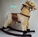 Toys : Junior Plush Rocking Horse (Beige)