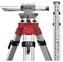 RoboToolz RT-2210-20 20X Builder's Transit Level with Tripod, Rod, and Carrying Case