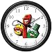Toothpaste, Tooth Brushor Toothbrush, Dental Floss Dentist Wall Clock by WatchBuddy Timepieces (Hunter Green Frame)