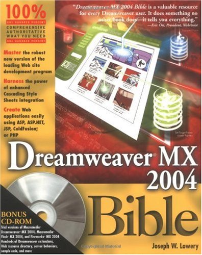 Dreamweaver: Dreamweaver MX 2004 Bible Images