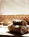 Modern Bathroom with Blinds on the Window - 36"H x 28"W - Peel and Stick Wall Decal by Wallmonkeys