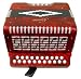Signature Music Button Accordion 21 Buttons, 8 Bass Accordion New 1201RD