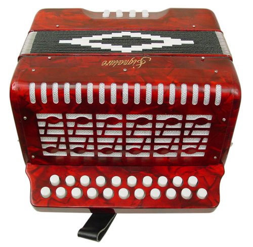 MusicalInstruments: Signature Music Button Accordion 21 Buttons, 8 Bass Accordion New 1201RD