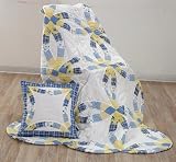 Laura Ring Handmade Cotton Quilted Throw Lap Quilts