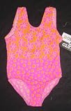 Girls 1 PC Pink/Orange Daisy Dot Combo