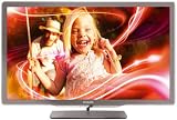 Philips 32PFL7606K/02 81 cm (32 Zoll) Ambilight 3D LED-Backlight-Fernseher (Full-HD, 400 Hz PMR, DVB-T/C/S, Smart TV) silbergrau