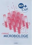 Microbiologie BEP+CAP : Corrigé