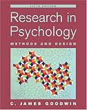 Research in psychology : methods and design