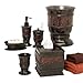 Zenna Home India Ink Prescott Tissue Box Cover, Bronze