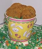 Gourmet Food : Scott's Cakes Cookie Combos - Brownie Chunk and Peanut Butter 1lb. Yellow Bunny Pail