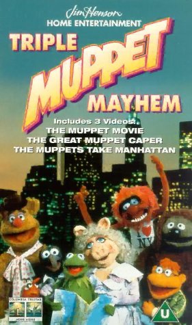 CD-Charts  VHS : Triple Muppet Mayhem - The Muppet Movie/The Great Muppet Caper/The Muppets Take Manhattan (3 Video Set) [1979]