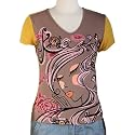 Jessie G. Women's Printed Scoop Neck Tee