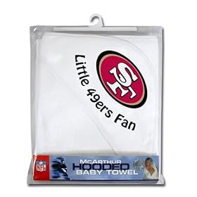  San Francisco 49ers Hooded Baby Towel (White)