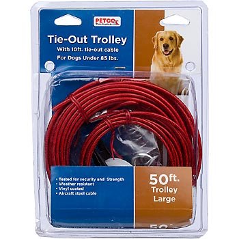PETCO Dog Trolley, Large, Color:Red