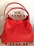 COACHカバン PEBBLE LEATHER CARDINAL PHOEBE SHOULDER BAG [並行輸入品]